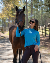 Farmers Defense UV Hoodie In Light Cyan