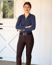 Chocolate Just Right Summer Breeches + Free Bit Belt