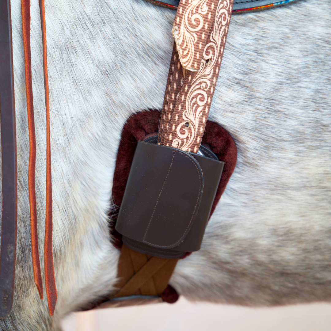 Pressure Relief Western Cinch with Faux Fleece Pads