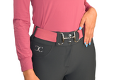 Burgundy Just Right Summer Breeches + Free Bit Belt