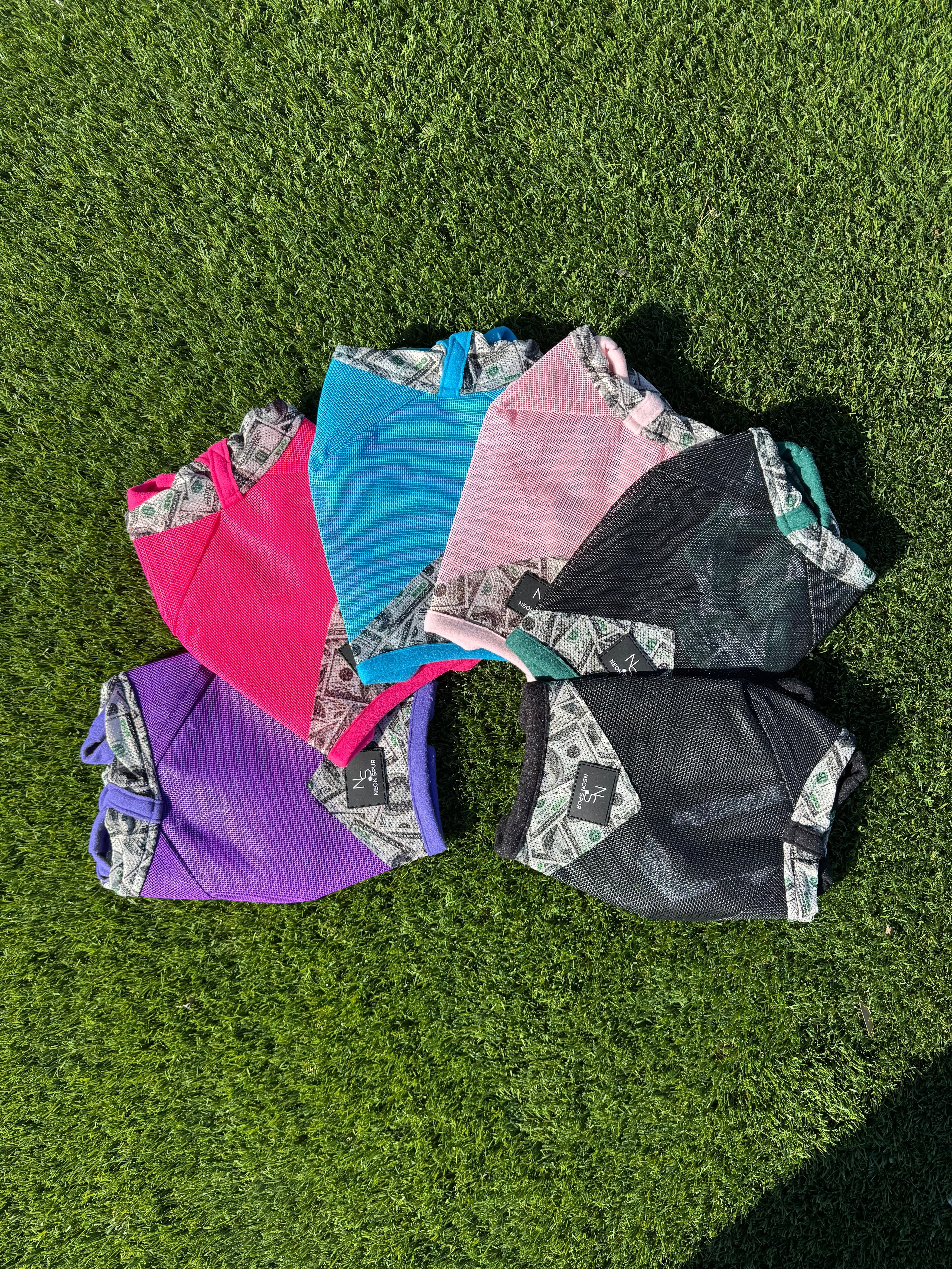 Entry Fees Fly Mask -Baby Pink