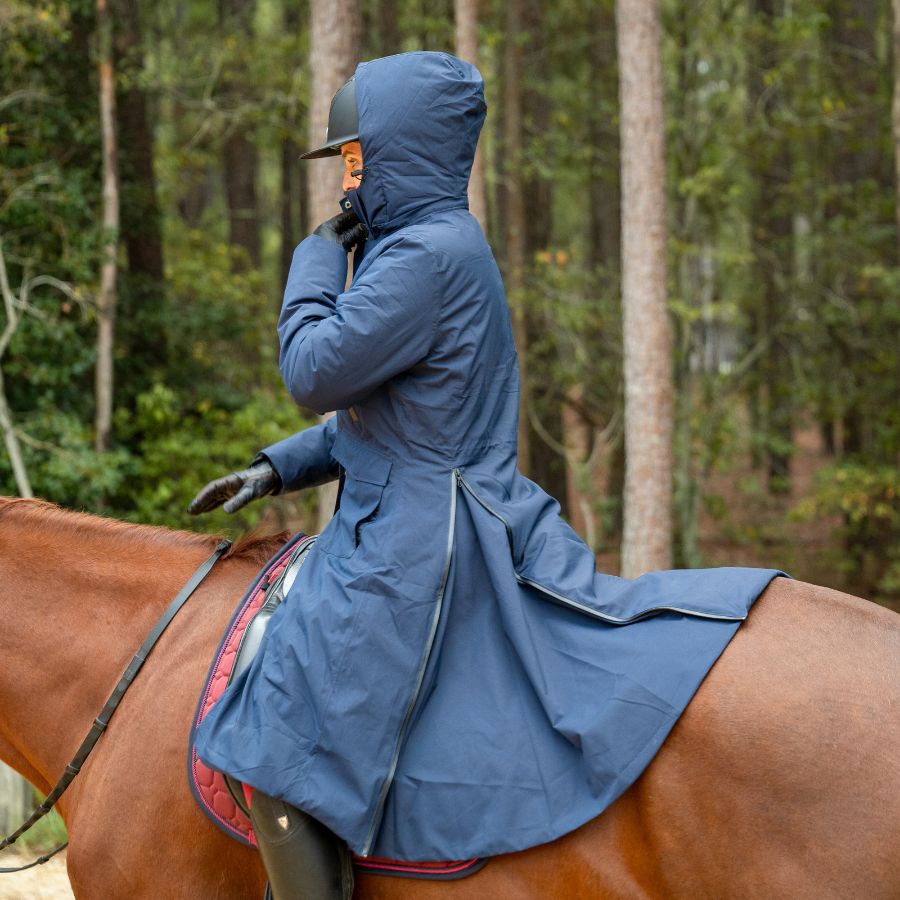Waterproof/Windproof Long Riding Coat