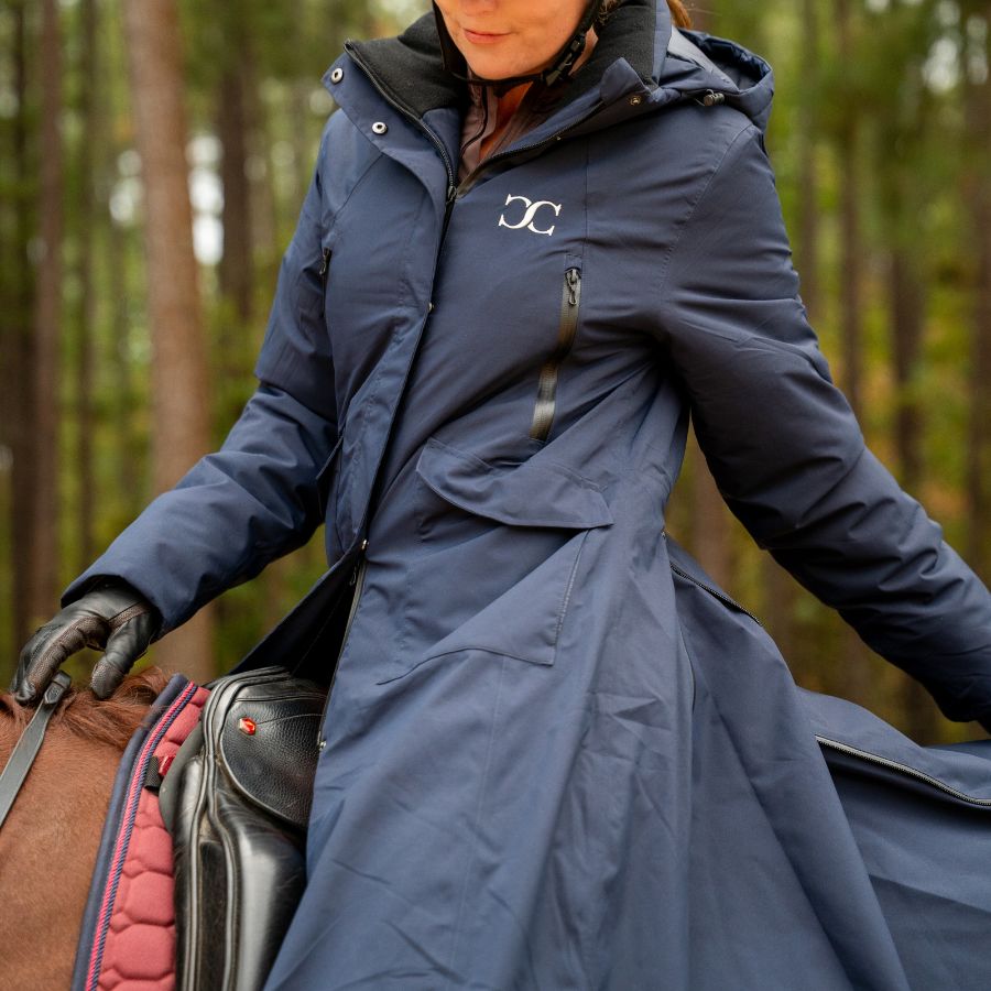 Waterproof/Windproof Long Riding Coat