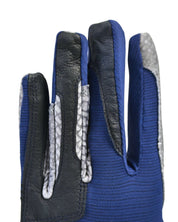 Oil-Tac Copper Tech™️ Leather Premium Riding Glove in Navy