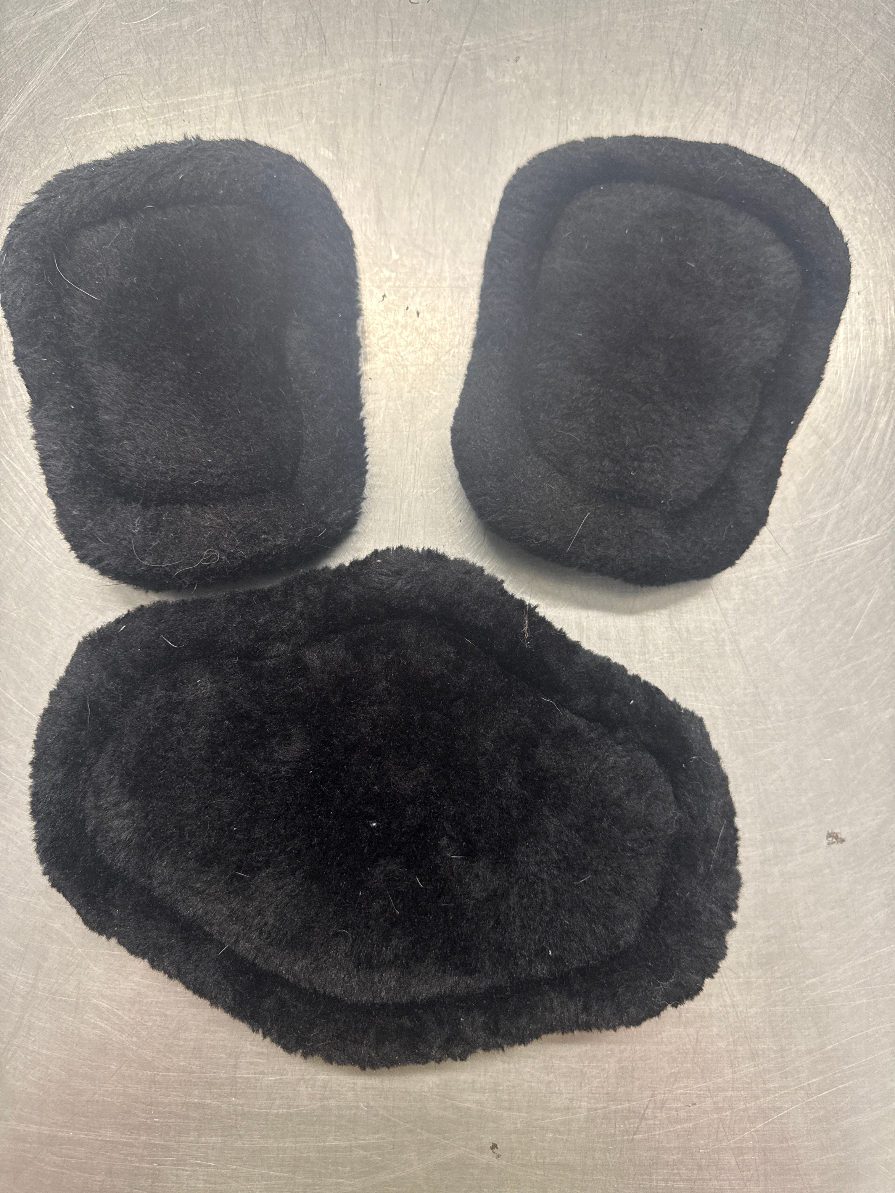 22” Fleece Pads in Black