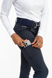 Navy Blue Mid-Weight Winter Full Seat Breeches