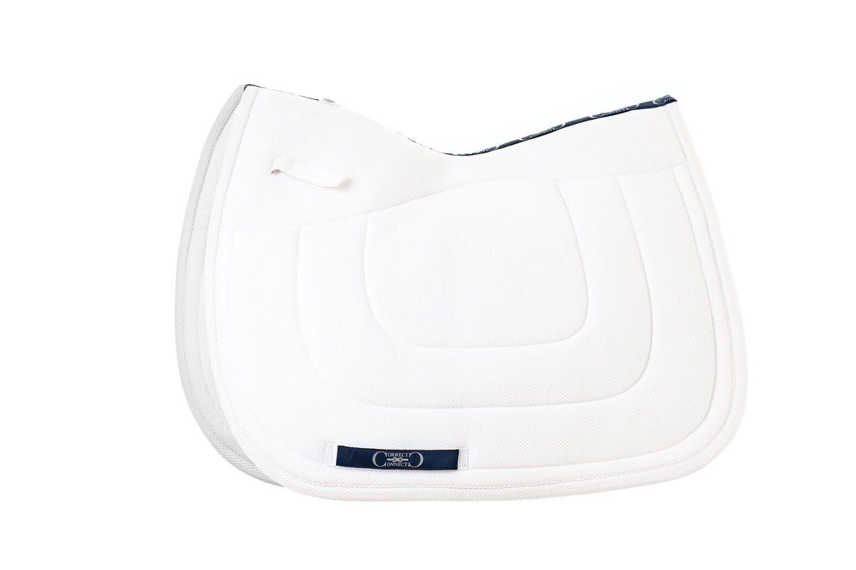 🎁 Dressage Mesh Saddle Pad with Quick Dry Cotton Lining in Navy, White or Black (100% off)