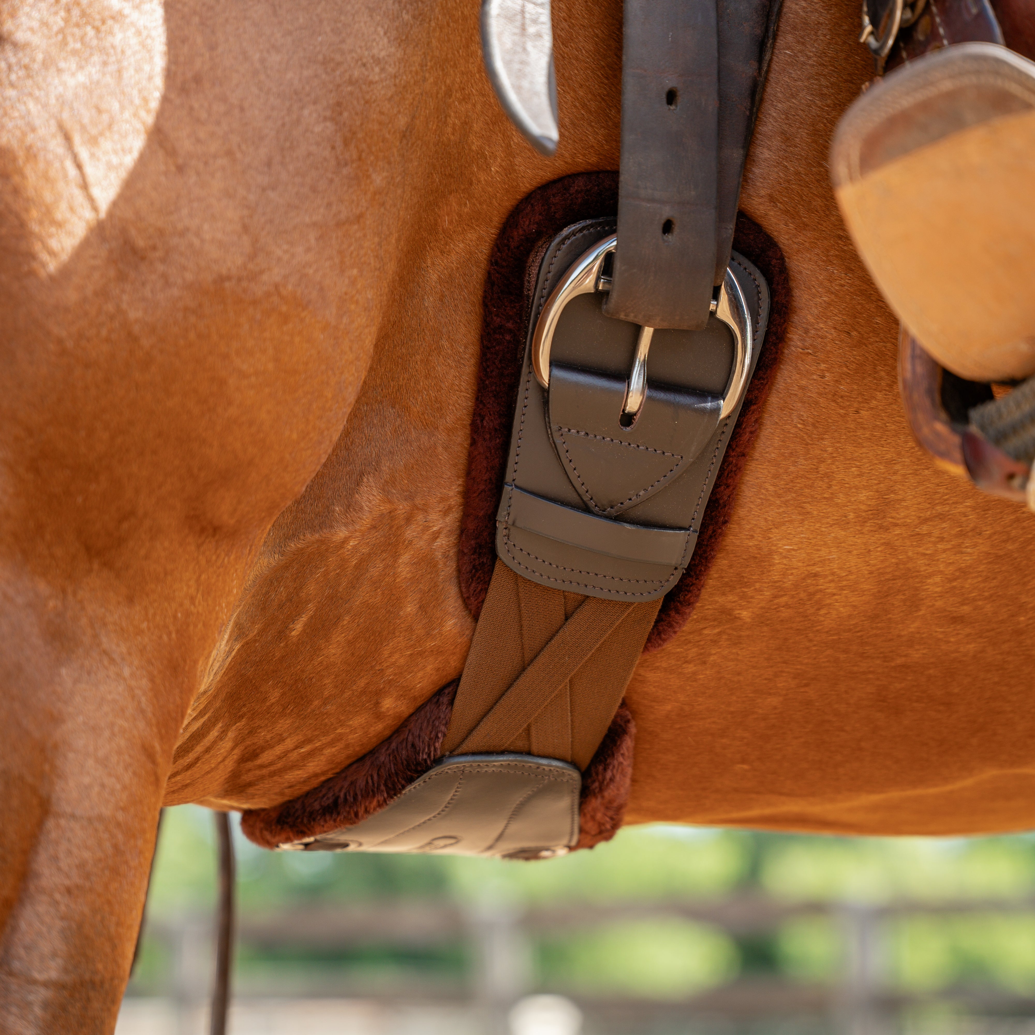 Pressure Relief Western Cinch with Fleece Pads