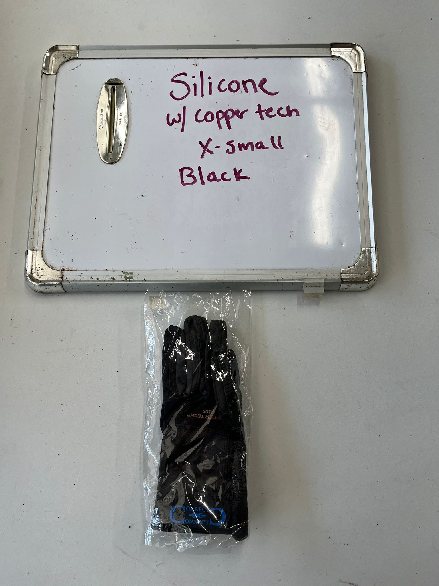 CLEARANCE Black X-Small Coppertech Silicone Glove