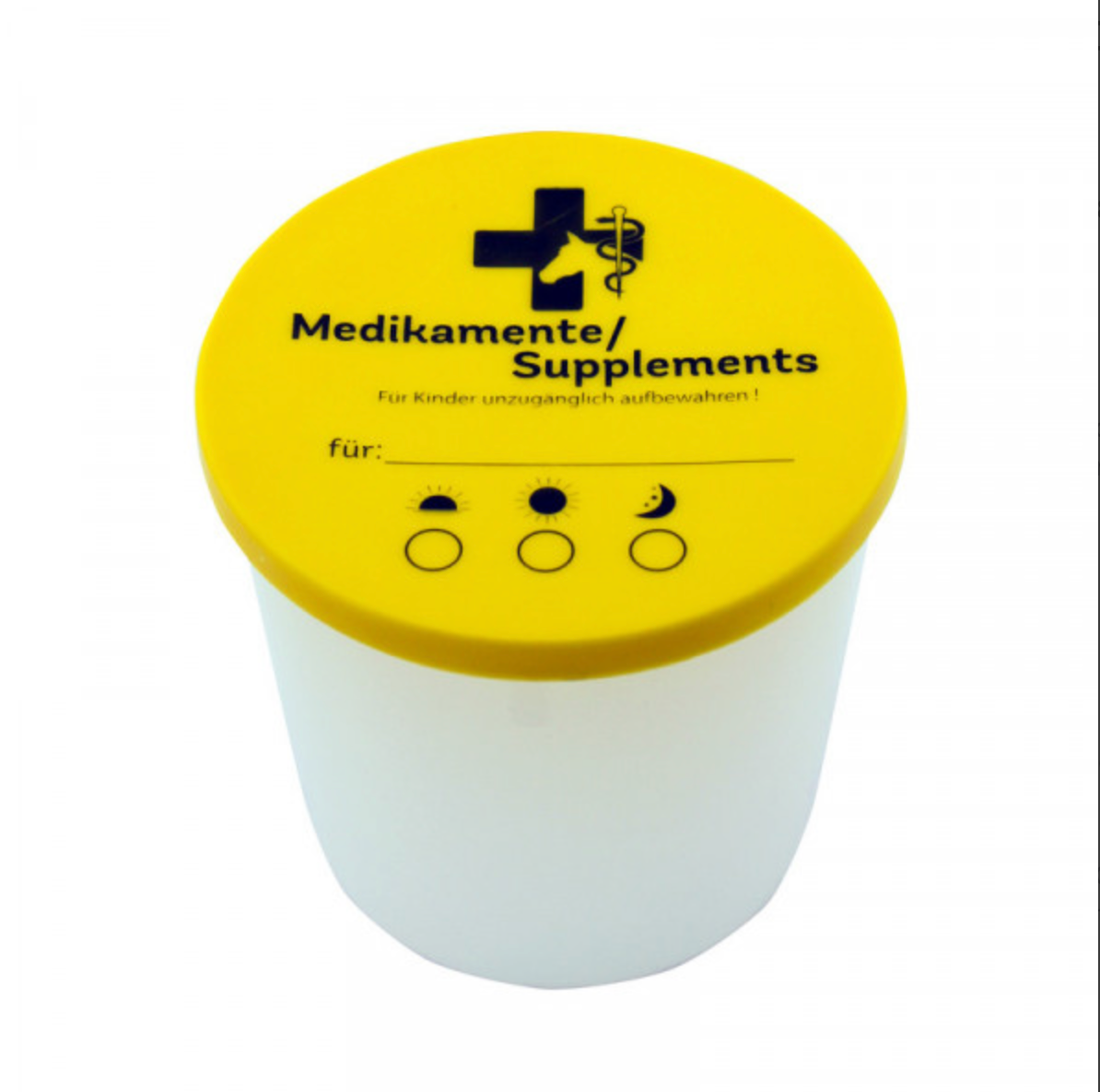Extra Dosing Cups with Lids For Weekly Planner - Set of 3