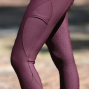 Burgundy Just Right Summer Breeches + Free Belt