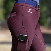 Burgundy Just Right Summer Breeches + Free Belt