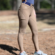 Beige Just Right Summer Breeches + Free Belt
