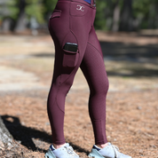 Burgundy Just Right Summer Breeches + Free Belt