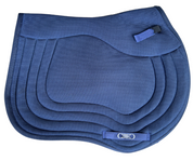 General Purpose Mesh Saddle Pad with Quick Dry Cotton Lining in Navy, White, or Black