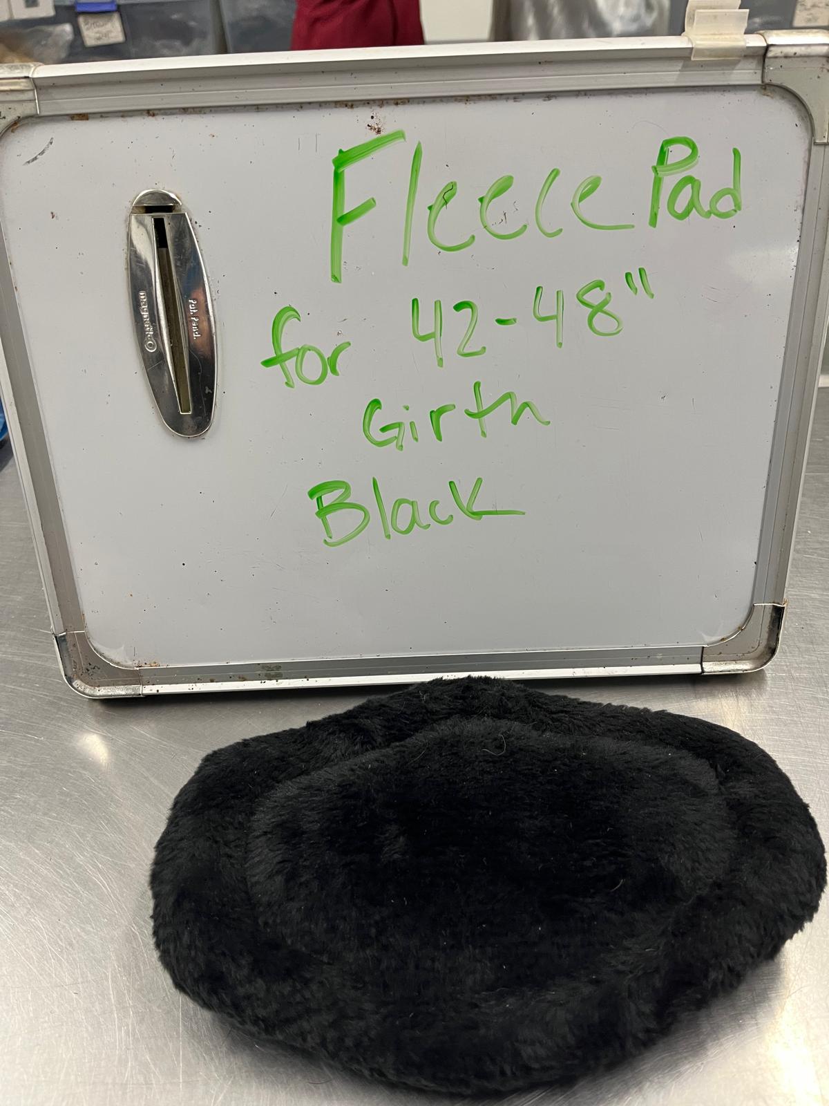 CLEARANCE Replacement Fleece Pad for Comfort Long Girth, Black, Sizes 42-48"