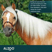 ALZOO HORSE SHAMPOO FOR WHITE & LIGHT COATS, 32OZ