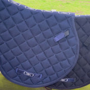 Contour Jump Mesh Saddle Pad with Quick Dry Cotton Lining in Navy, White or Black