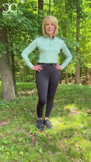 Drawstring Breeches in Black