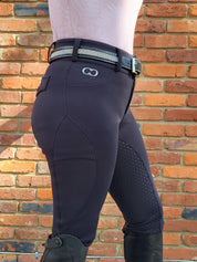 Schwarze Winter-Just-Right-Reithose