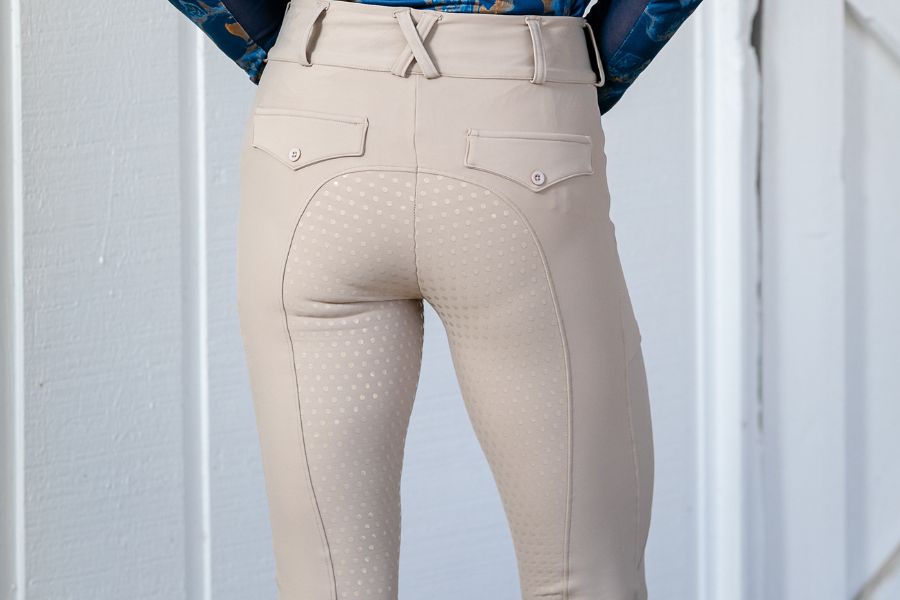 Culotte d'hiver beige fond intégral - stretch 4 directions avec tissu épais et douillet